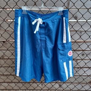 Chicago CUBS Baseball MLB Swim Board Shorts Trunks Men's Large